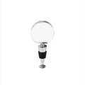 Round Optic Crystal Wine Bottle Stopper