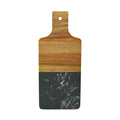 Black Marble and Acacia Wood Handled Board
