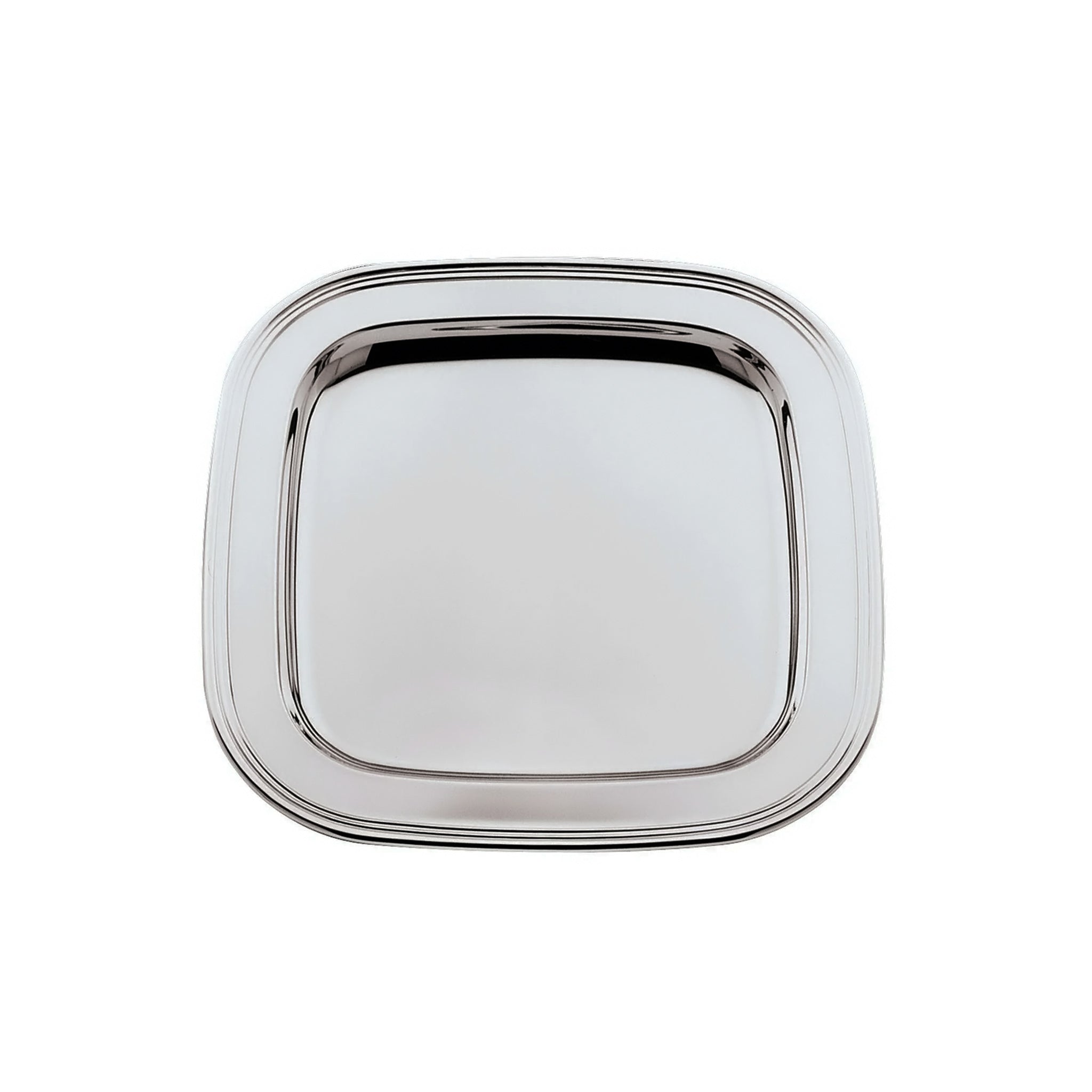 Silver Square Tray - 9.5"