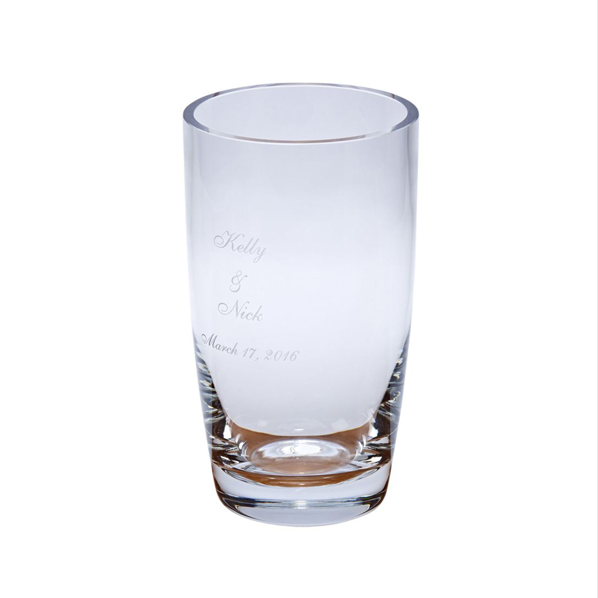 Simon Crystal Vase, 7.75"