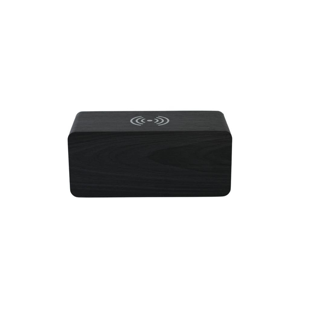 Black Wireless Phone Charger/Digital Clock