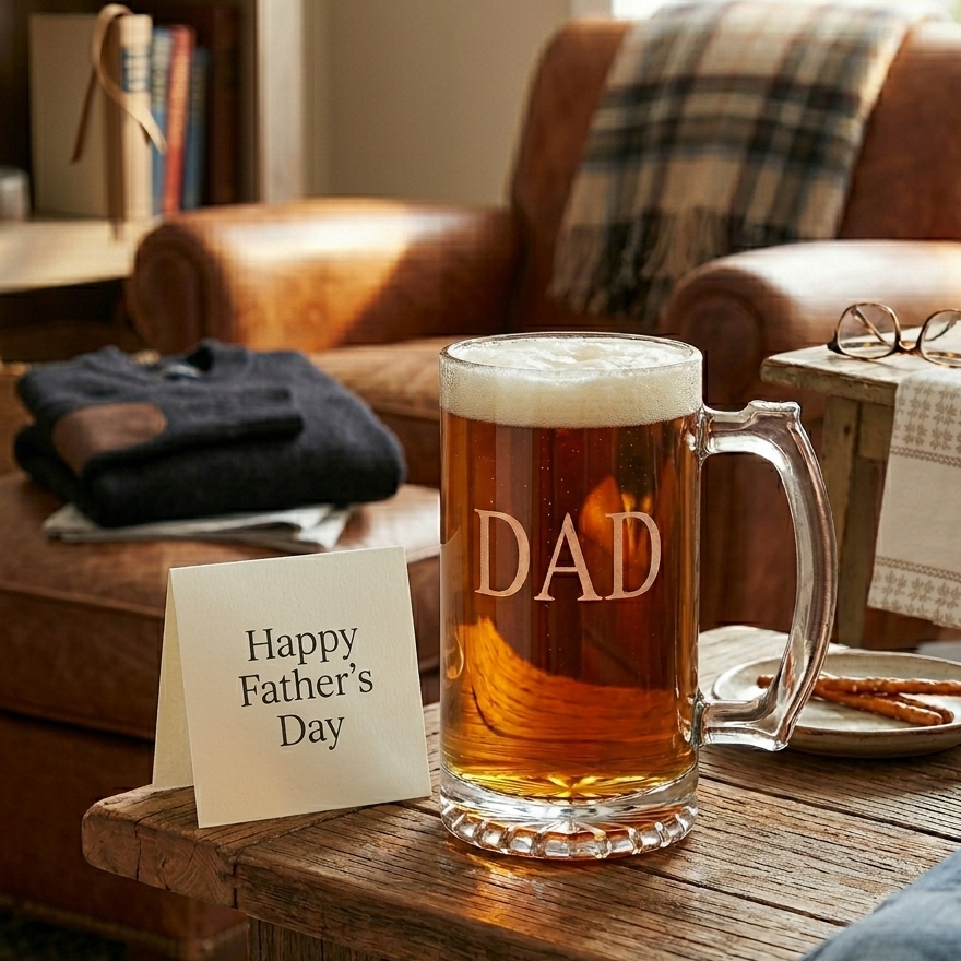Glass Pint Tankard